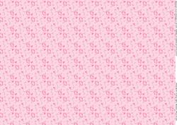 Baby Girl Background - Pink Footprints