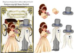 Wedding Couple & Carriage