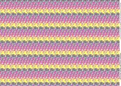 A4 Pink & Yellow Floral /borders Background