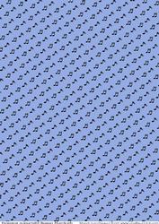 A4 Blue Music Sheet