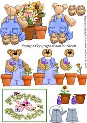 Garden Bears Step by Step - Flowers