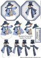 Christmas Snowmen Step by Step for Panel Trifold - Sheet 2