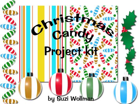 Christmas Candy Page Kit