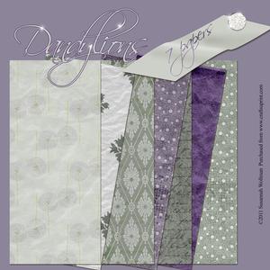 Dandylions Scrapbooking Papers