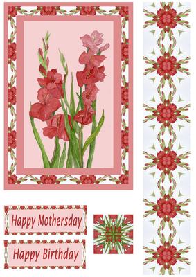 Gadioli Watercolour Painting Topper