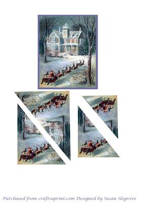 Santa and His Sleigh