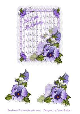 Pansy Pearl Topper