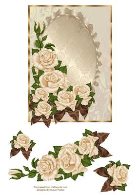 Elegant Blank Rose