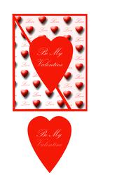 Valentine Heart Card Front
