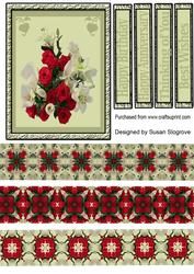 Roses and Lilies Topper