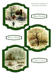 Winter Scene Toppers