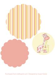 Giraffe 4 Pink