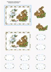 Bunnies in the Snow