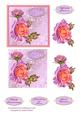 Pretty in Pink and Lilac Anniversary and Thinking of You