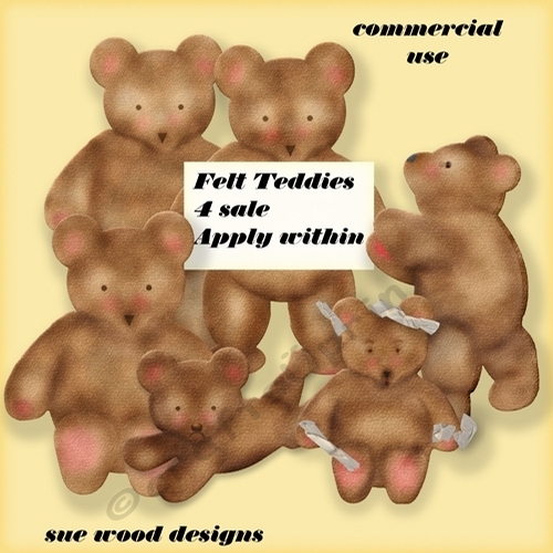 Little Felt Teds for SALE CU4CU