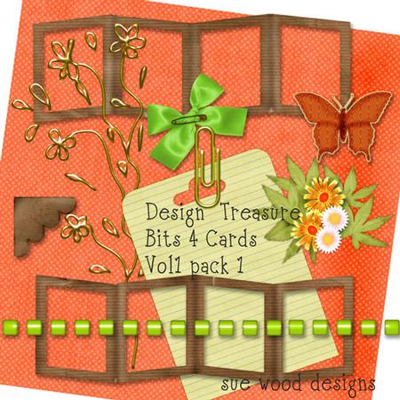 Designer Treasure Bits 4 Cards V1p1