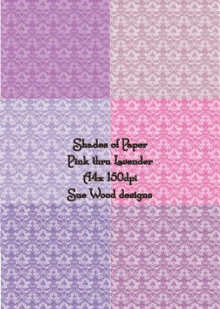 Shades of Paper Pink-lavender 6pack
