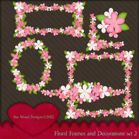 Floral Frames and Ornaments