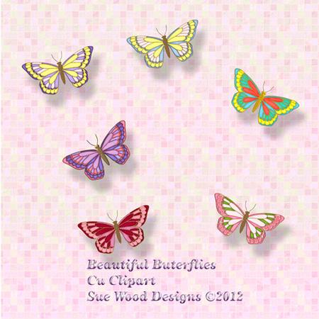 Beautiful Butterflies Cu Resource