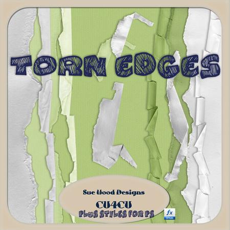 Designer Resource Torn Paper Edges