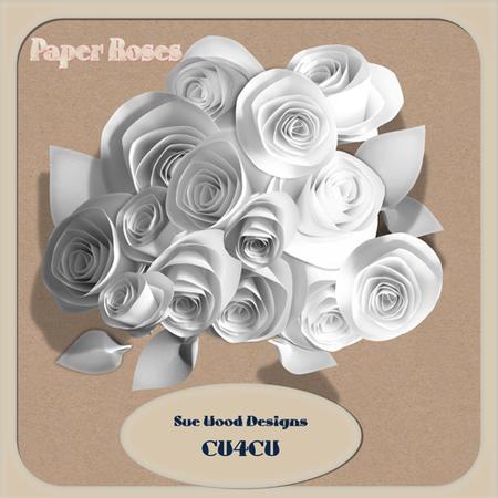 Designer Resource Paper Roses
