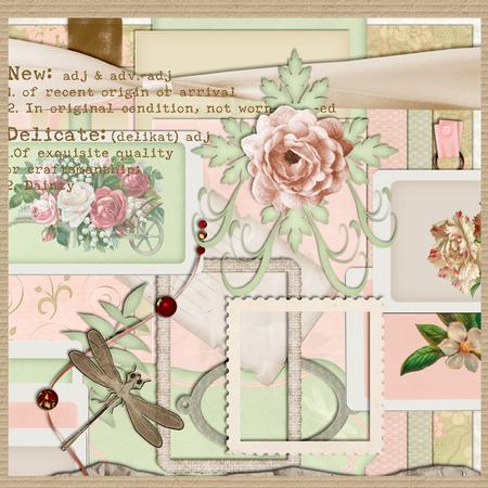 Letters and Notes Scrapbook Album Kit