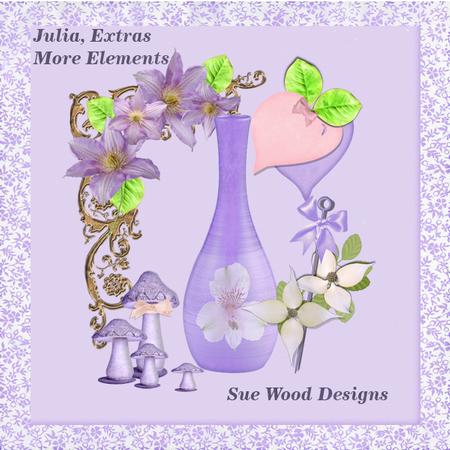 Julia Scrapbook Kit More Elements(boosterpack)