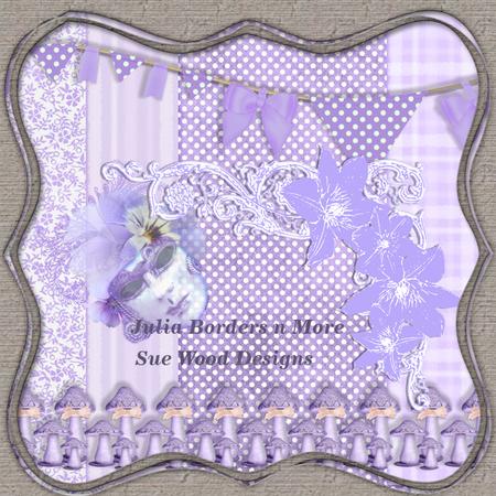 Lilacs for Julia Accents and More Scrapbook Kit