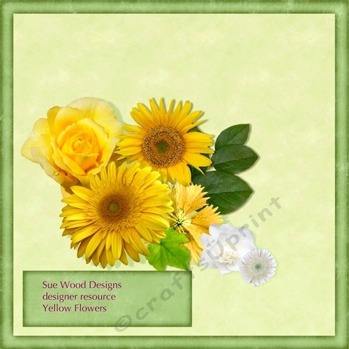 Designer Resource Yellow Flowers