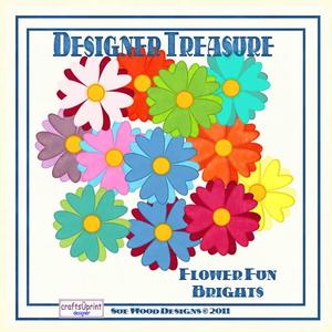 Designer Treasure Fun Flowers Brights