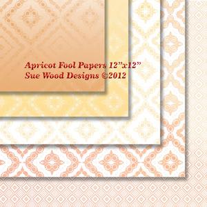 Apricot Fool Paper Pack 12x12"