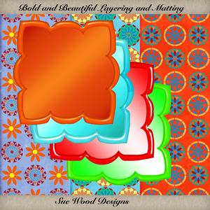 Bold and Beautiful Layering and Matting
