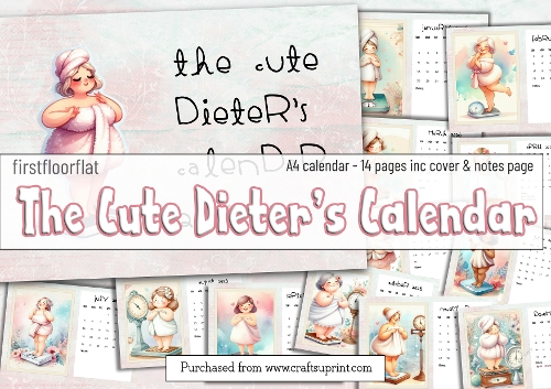 The Cute Dieters Calendar 2026