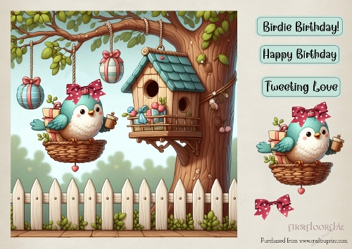 Cute Birdie Birthday 06