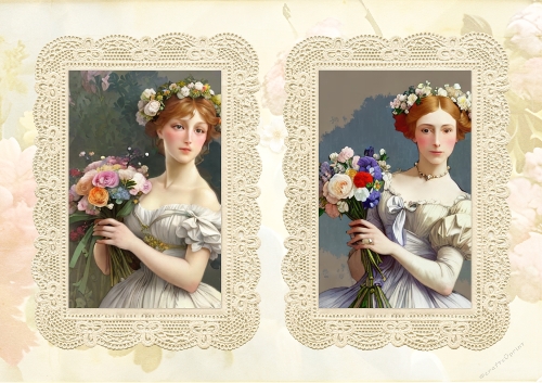 Victorian Floral Ladies 01