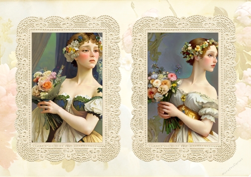 Victorian Floral Ladies 02