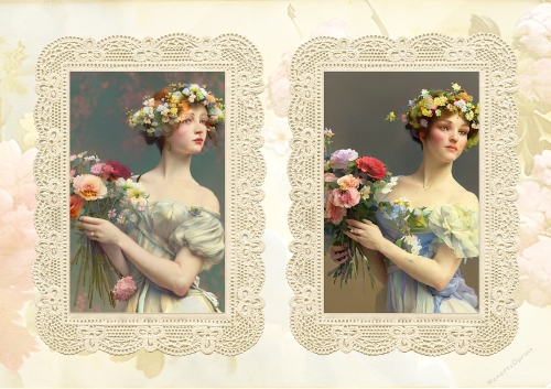 Victorian Floral Ladies 04