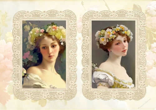 Victorian Floral Ladies 05