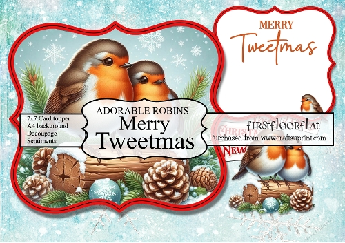 Adorable Robins Merry Tweetmas