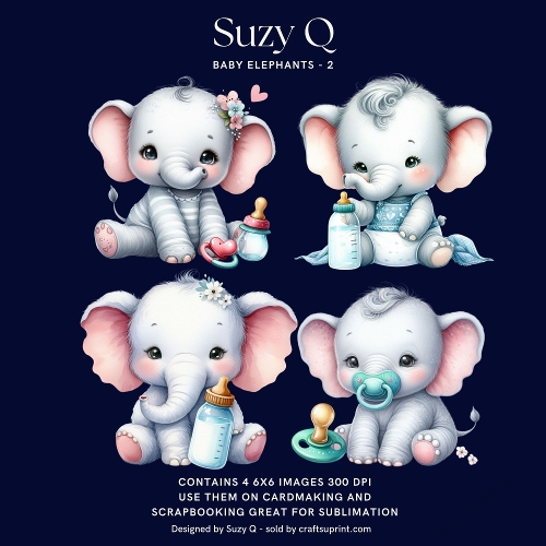 Baby Elephants - set 2