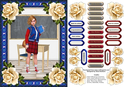 Teenager schoolgirl