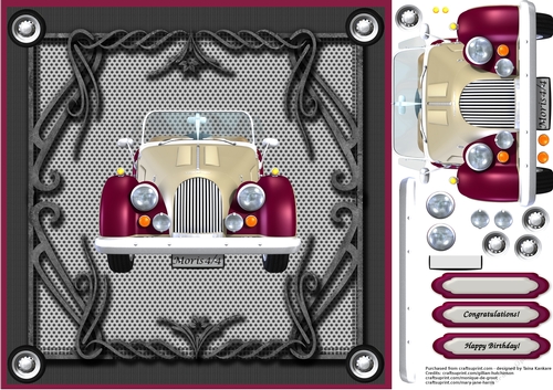 Vintage Car Morgan Moris