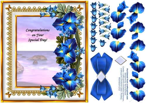 Lady Iris and the Sea of Dreams - right insert with text in English 1