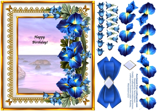Lady Iris and the Sea of Dreams - right insert with text in English 2