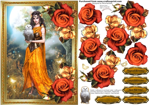 Lady Autum and the Snowy Owl