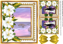 Lily Wedding by the Sea of Dreams - left insert