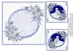 The Polar Bear Cub and Winter Flowers - right insert