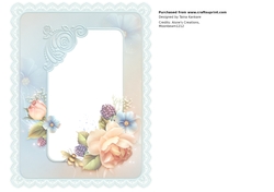 The Moonlight Fairy and Autumn Bouquet - left insert