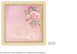 The Empire Lady and Pink Roses - insert 1
