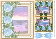 Blue Rose Wedding by the Sea of Dreams - left insert